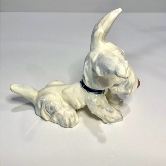Austrian GOLDSCHEIDER MEISINGER Porcelain Scottie Dog Figurine 1930’s Signed - Picture 4 of 14